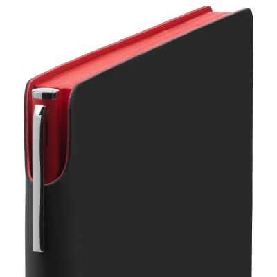 Ежедневник Flexpen Black, недатированный, черный с красным-6