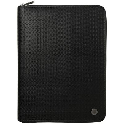 Папка-органайзер Epitome с блокнотом А5 и аккумулятором 8000 мА4, черная-0