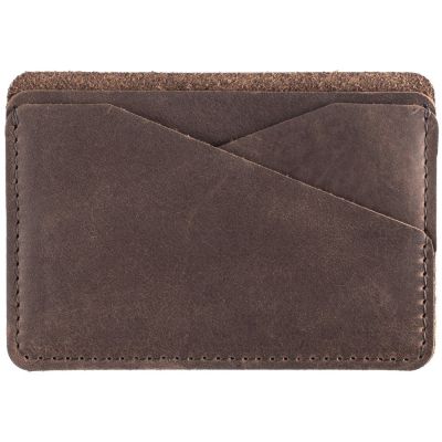 Чехол для карточек inStream, коричневый-0
