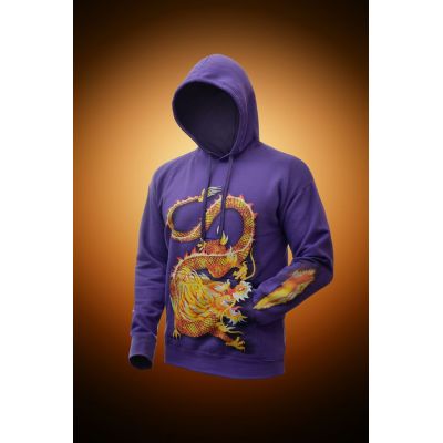 Толстовка с капюшоном Slam 320, фиолетовая-3