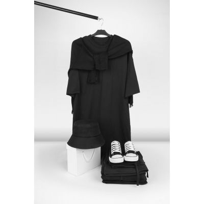 Платье D2, черное-9