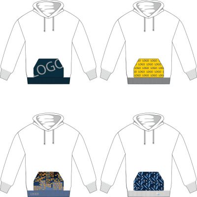 Вязаный карман-кенгуру на заказ Рaosy-0