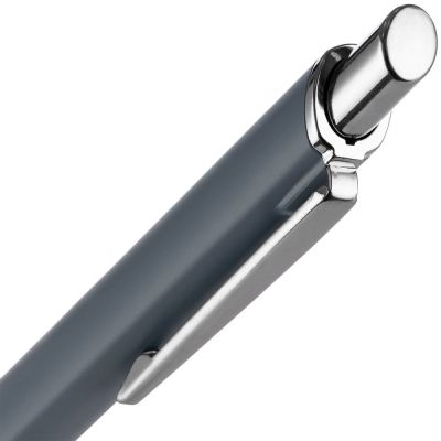 Ручка шариковая Konvent, матовая, серая-3