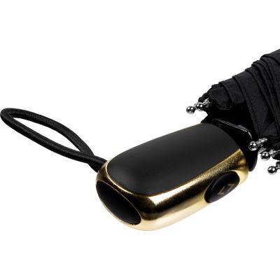 Зонт складной Nicety, черный-4