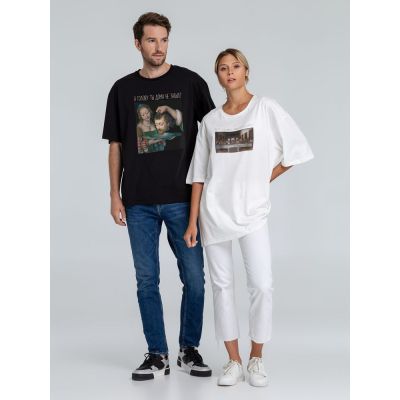 Футболка оверсайз «А голову ты дома не забыл», черная-1