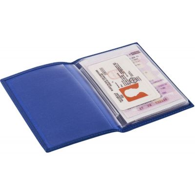 Обложка для автодокументов Twill, синяя-2