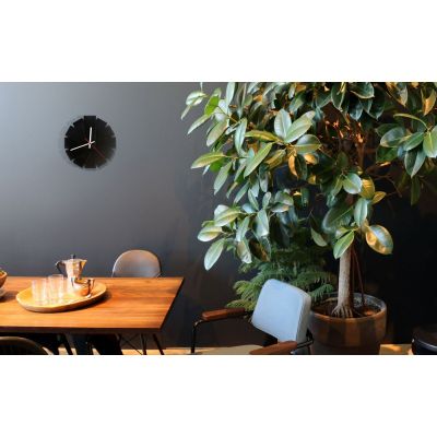 Часы настенные Transformer Clock. Black & Black-6