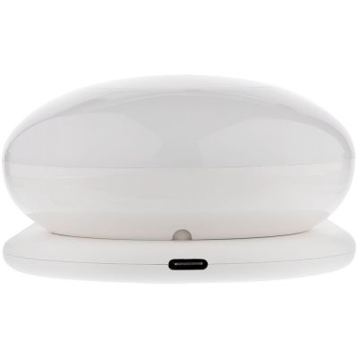 Станция беспроводной зарядки с ночником moonRay, белая-4