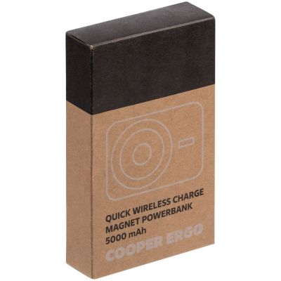 Магнитный беспроводной аккумулятор Cooper Ergo 5000 мАч, темно-серый-8