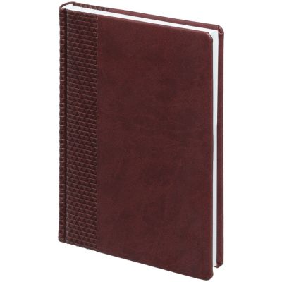 Ежедневник Brand, недатированный, бордовый-2