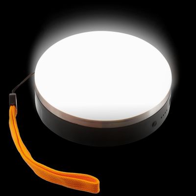 Фонарь с функцией аккумулятора Obero, белый с черным-3