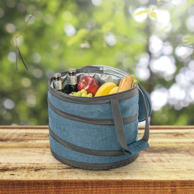 Складная термосумка Coast, синяя-6