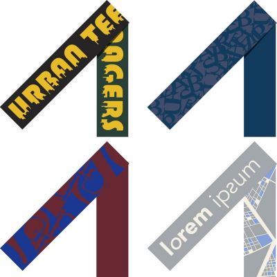 Шарф Tricksy Classic Net, XXL на заказ, акрил-1