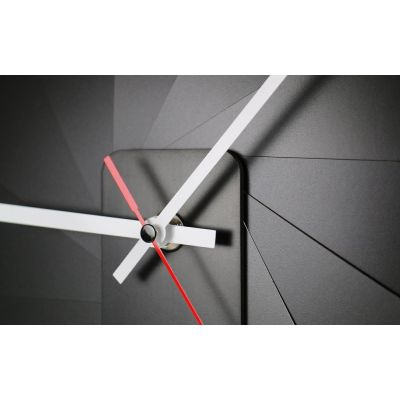 Часы настенные Transformer Clock. Black & Black-4