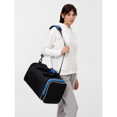 Спортивная сумка Fitnext, черная с синим-5