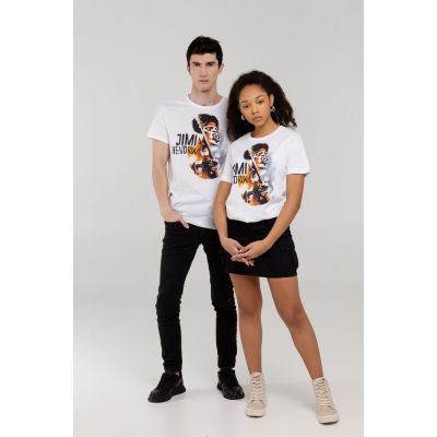 Футболка «Меламед. Jimi Hendrix», белая-8