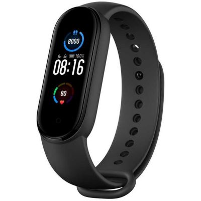 Фитнес браслет Mi Band 5, черный-0