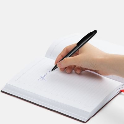 Ручка шариковая Moor Silver, ver.2, черный металлик-3