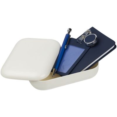 Коробка-шкатулка Stone Age, белая-1