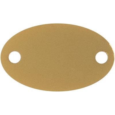 Шильдик металлический Alfa Oval, золотистый-0