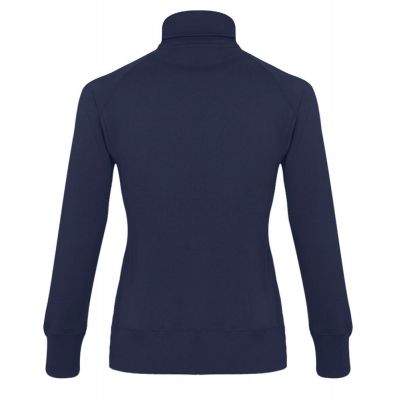 Толстовка женская на молнии Soda 280 темно-синяя-1