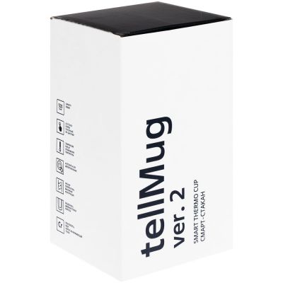 Смарт-стакан с заменяемой батареей tellMug, ver.2, черный-7