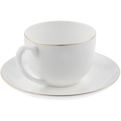Набор на 2 персоны Select, белый с золотистой отводкой-3