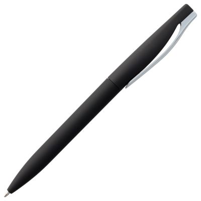 Ручка шариковая Pin Soft Touch, черная-2