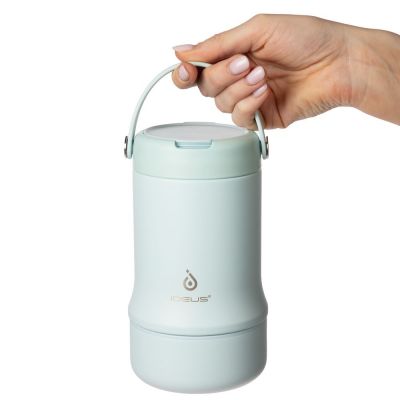 Термос для еды Tabenodo, голубой-10