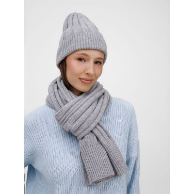 Шапка Bellish, светло-серый меланж-3