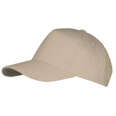 Бейсболка Long Beach, бежевая-0