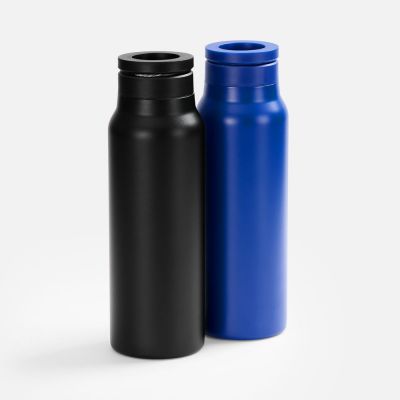 Термобутылка Magnus с магнитным держателем для телефона, черная-7