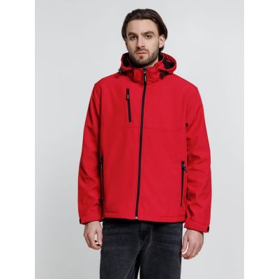 Куртка софтшелл мужская Zagreb, красная-5