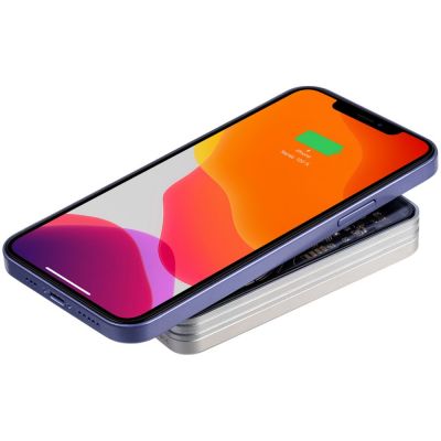 Магнитный беспроводной аккумулятор Cooper Ergo 5000 мАч, серебристый-7