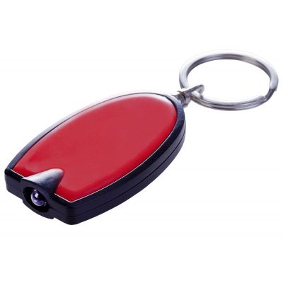 Брелок-фонарик Vivid, красный-0