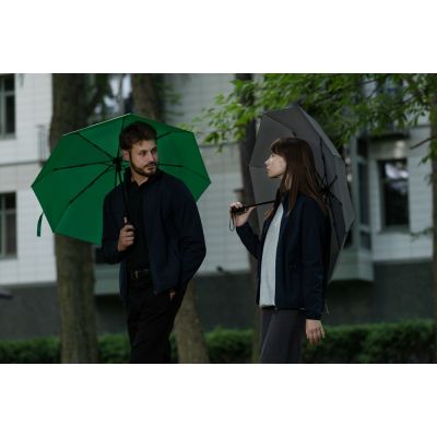 Зонт складной Monsoon, зеленый-4