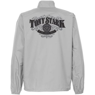 Ветровка Tony Stark, светло-серая-2