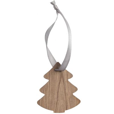 Елочная мини-подвеска «Елочка», дуб-0