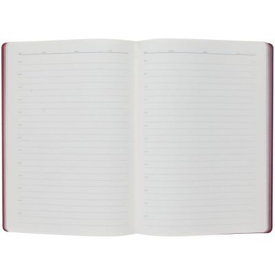 Ежедневник Flexpen, недатированный, серебристо-бордовый-8