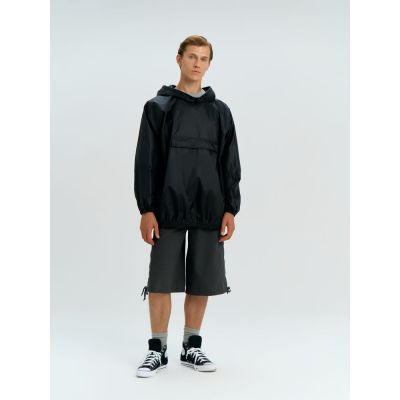 Дождевик-анорак Alatau, укороченный, черный, единый размер-9