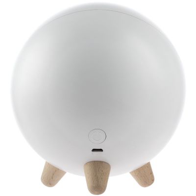 Беспроводная лампа-колонка Right Meow, белая-5