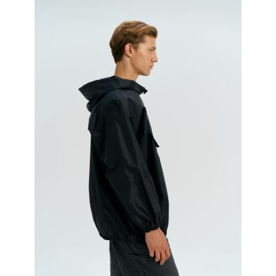 Дождевик-анорак Alatau, укороченный, черный, единый размер-5