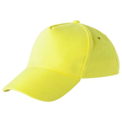 Бейсболка детская Unit Kids, желтая-0