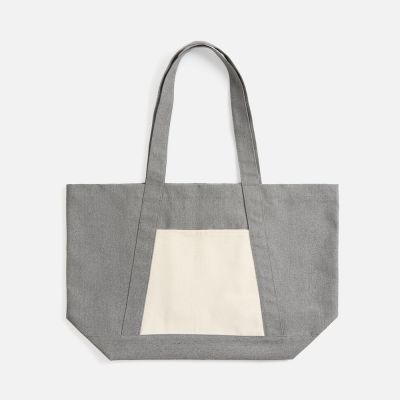 Шопер Shophop, серый с неокрашенным-2