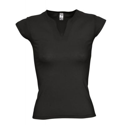 Футболка женская Mint 170, черная-0