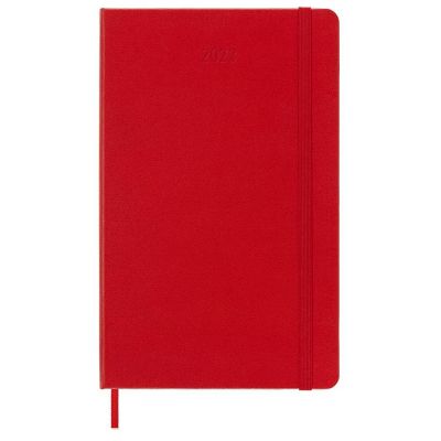 Еженедельник Moleskine Classic Large, датированный, красный-0