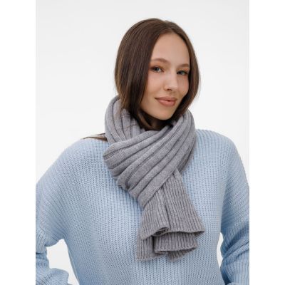 Шарф Bellish, светло-серый меланж-5
