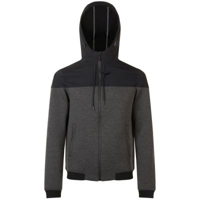 Куртка унисекс Voltage, черный меланж с черным-0