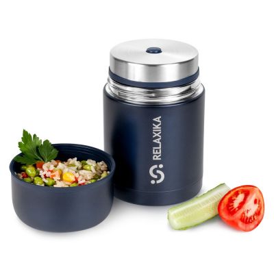 Термос для еды Relaxika 700, темно-синий-6