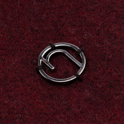 Шарф Charming, коричневый с оранжевым-4